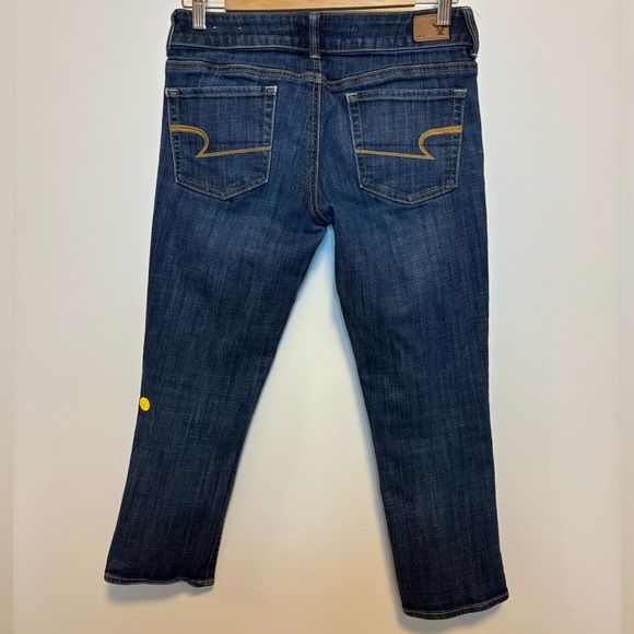 American Eagle Outfitters | Low Rise Artist Crop Stretch Denim Pants | Size 6 - Picture 5 of 8
